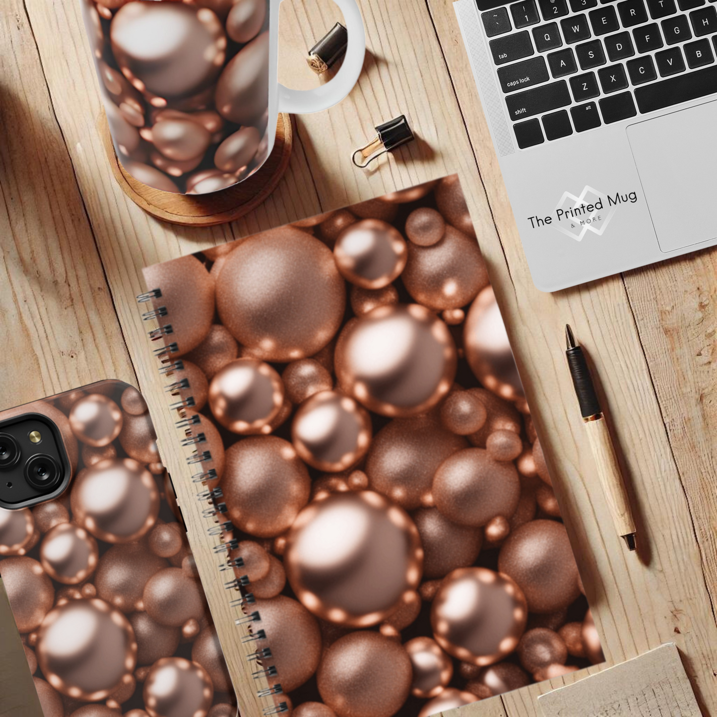 Rosy Gleam 5.5"x8.5" Hardcover Planner