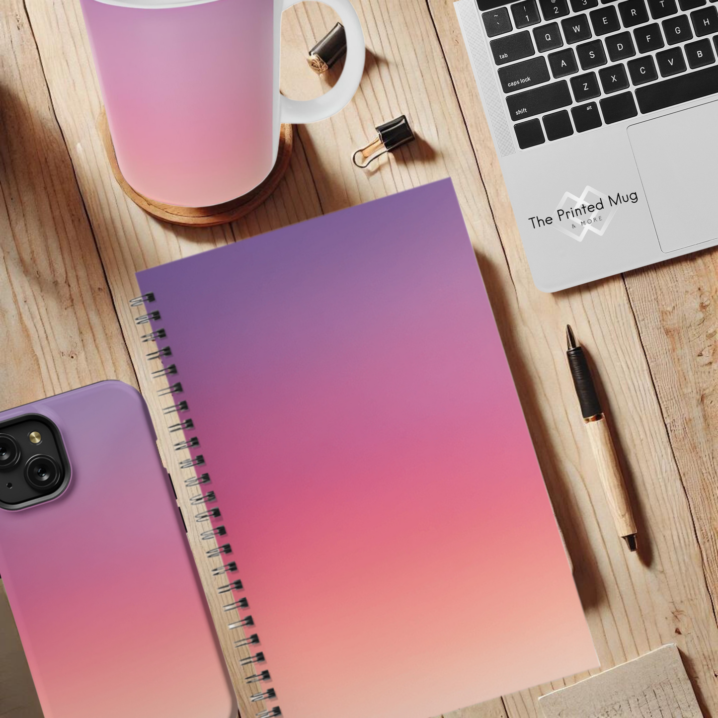 Sunset Haze 5.5"x8.5" Hardcover Notebook