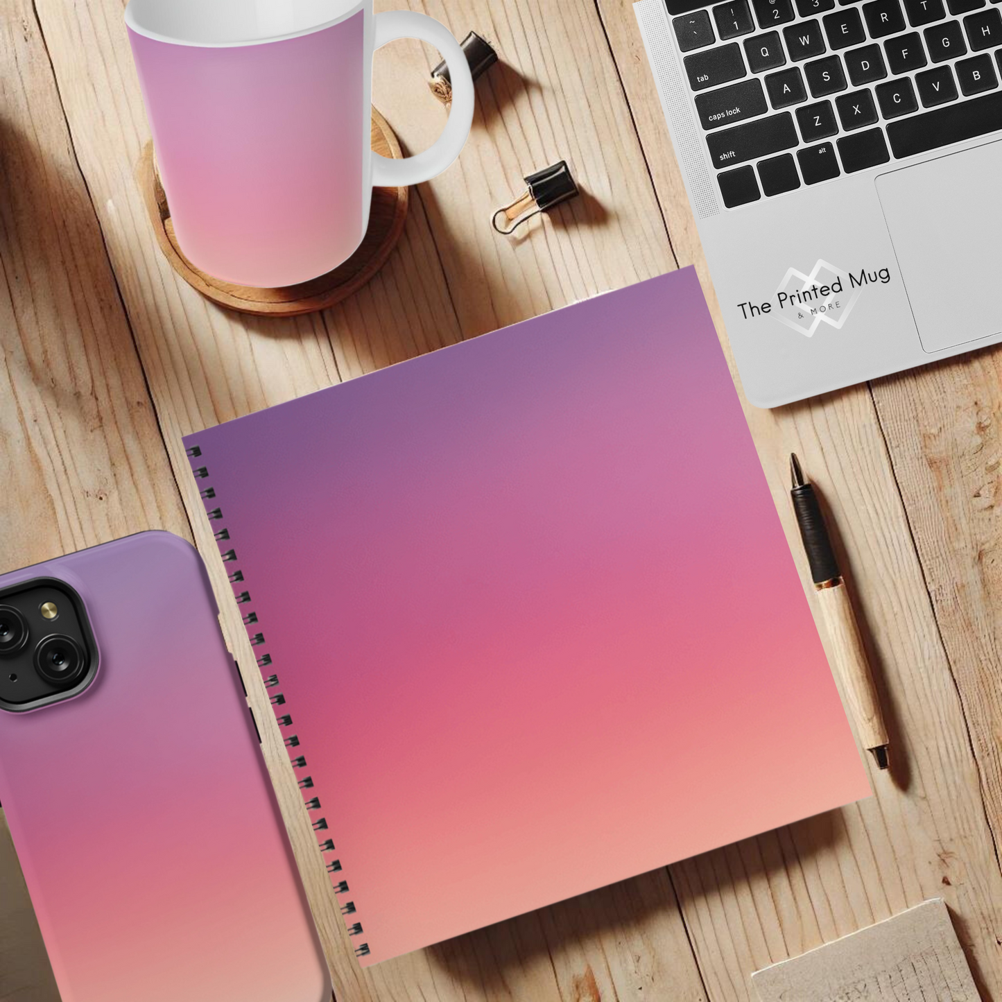 Sunset Haze 8.5"x8.5" Hardcover Notebook