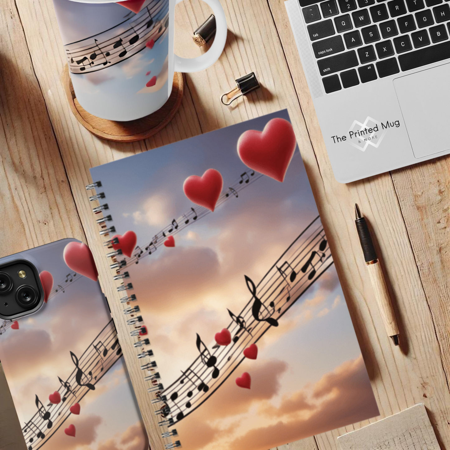 Symphony in the Sky 5.5"x8.5" Hardcover Planner