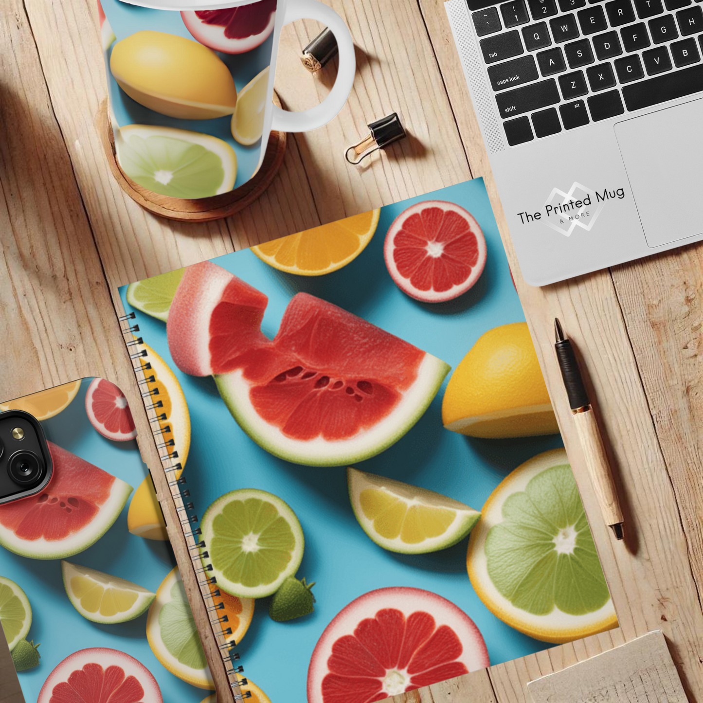 Citrus Splash 8.5"x11" Hardcover Notebook
