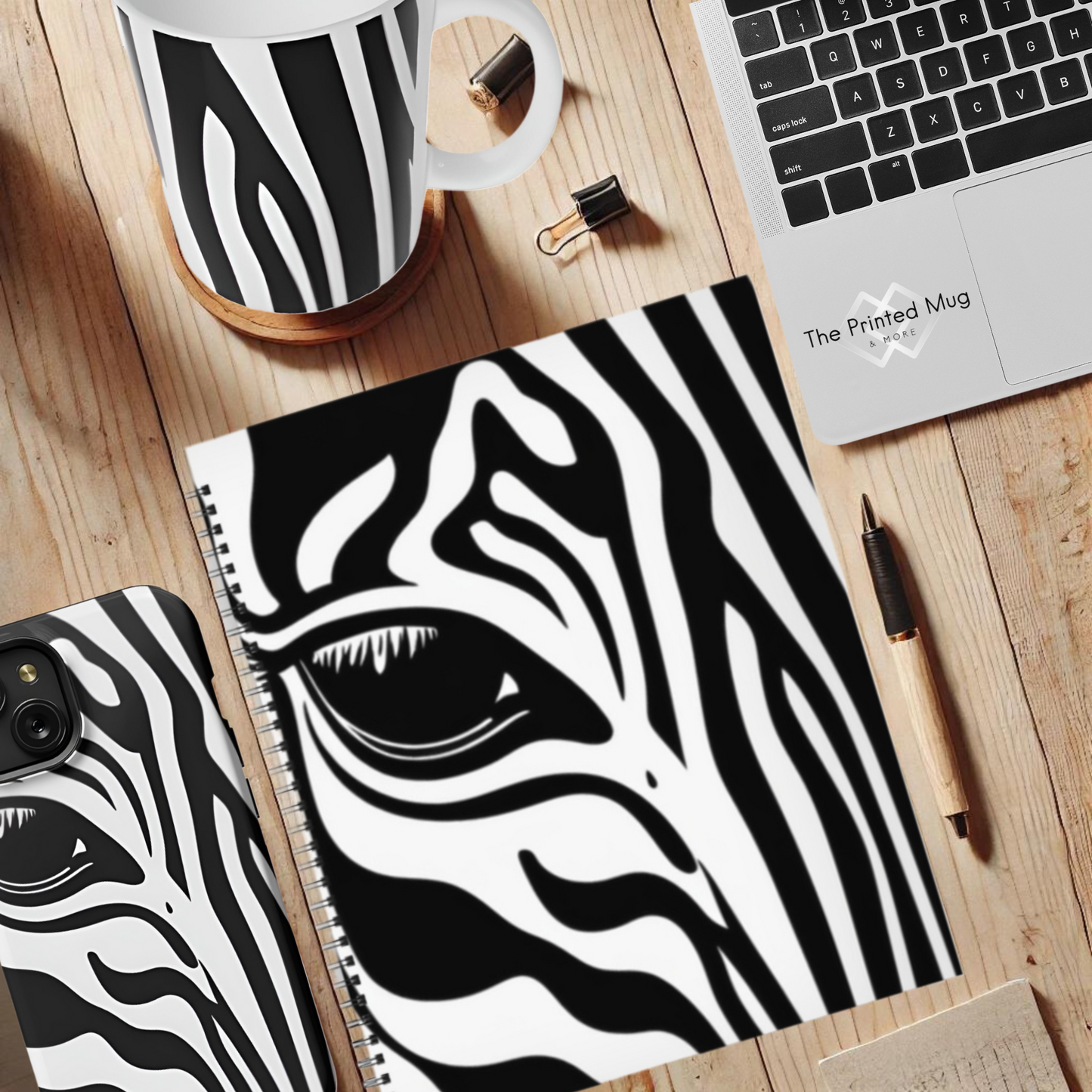 Wild Elegance 8.5”x11” Hardcover Notebook