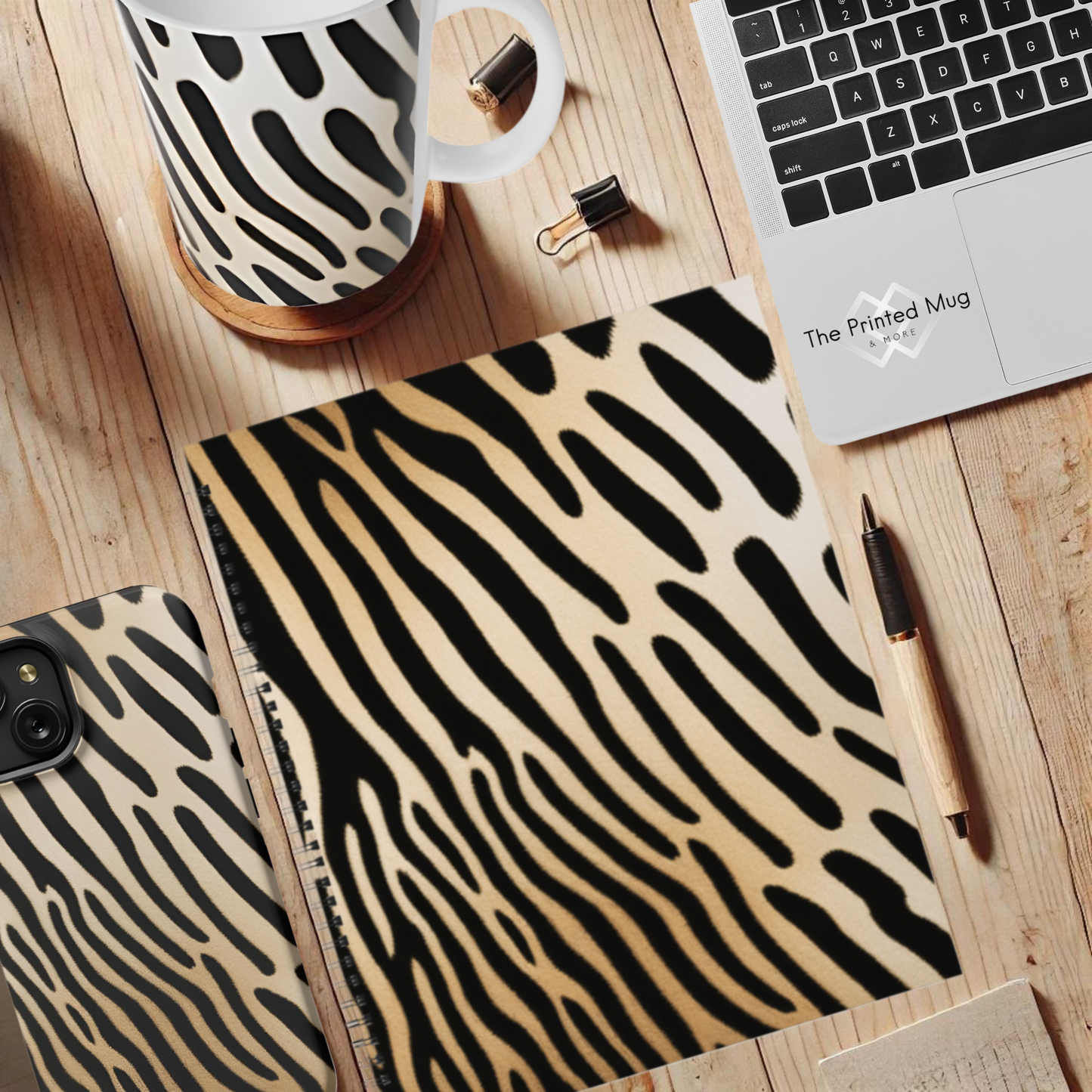 Desert Dapple 8.5”x11” Hardcover Notebook