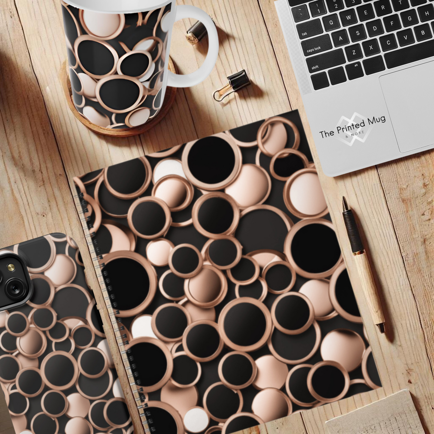 Copper Chic 8.5"x11" Hardcover Notebook