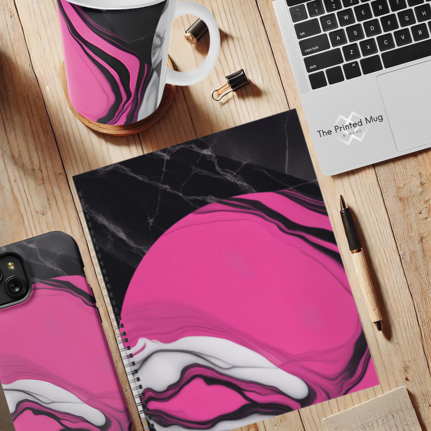 Marble Pop 8.5"x11" Hardcover Notebook