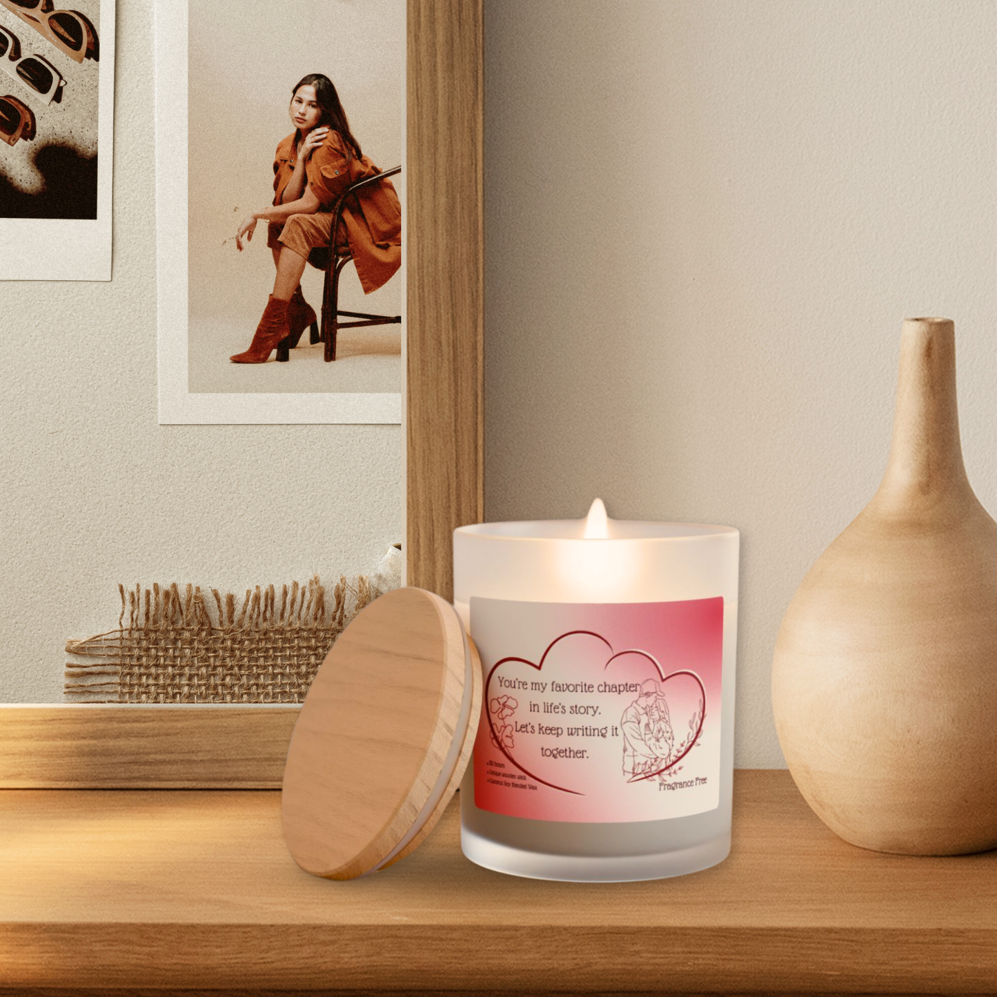 11oz Fragrance Free Candle – Life Story