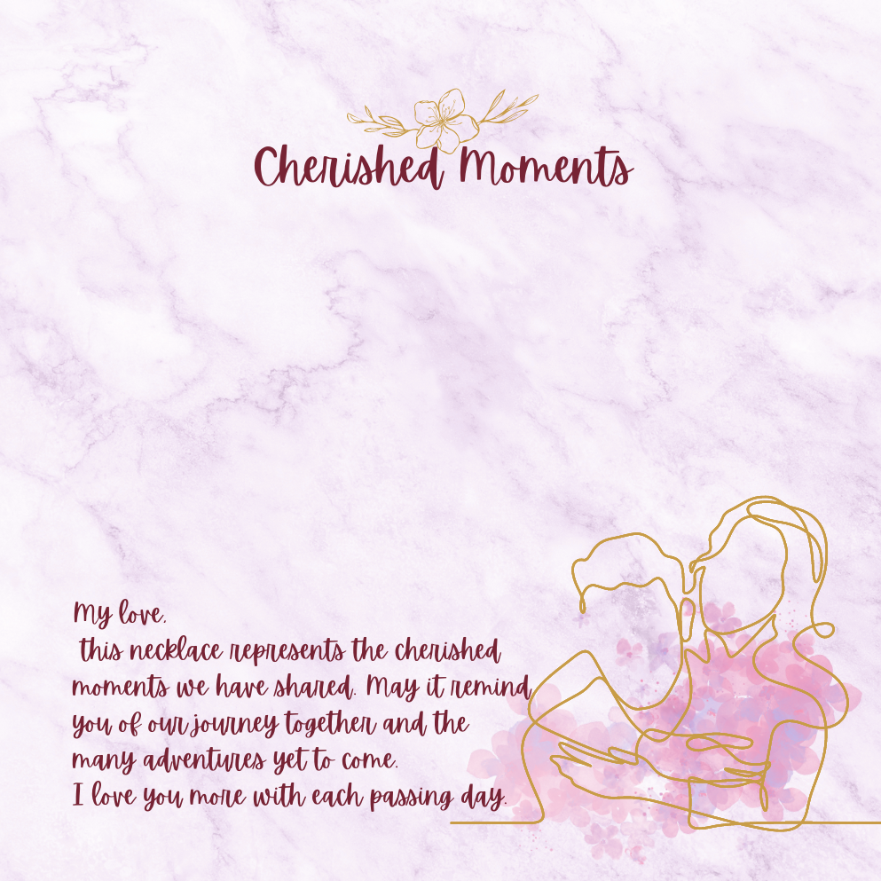 Cherished Moments - Floating Stone Necklace