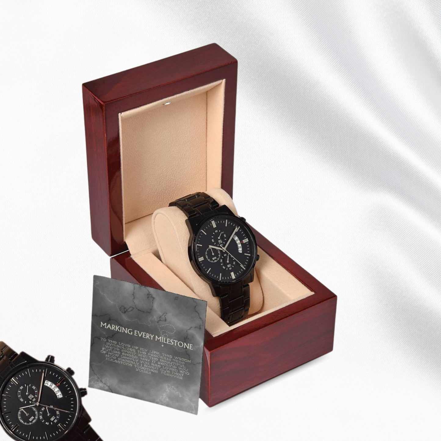 Black Forge - Marking Every Milestone Men's Watch