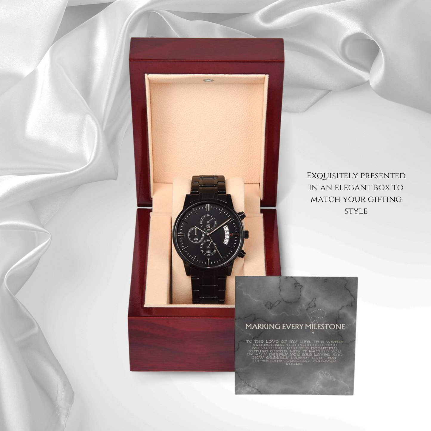 Black Forge - Marking Every Milestone Men's Watch