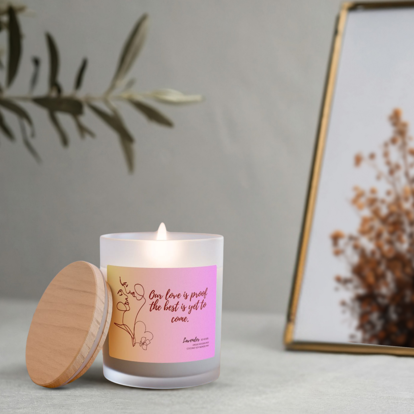 11oz Lavender Candle – Our Love