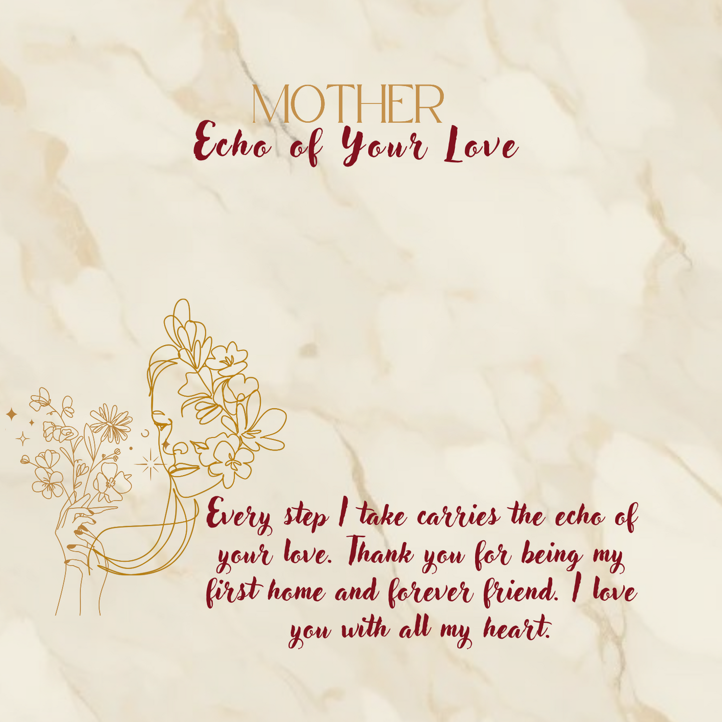 Heartfelt Echo - Love Necklace & Earring Set