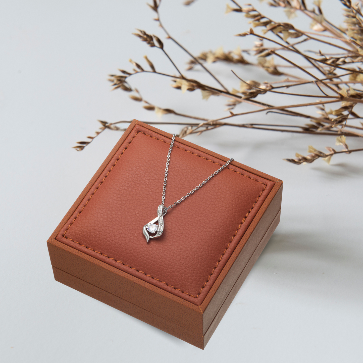 Forever Cherished - Ribbon Necklace