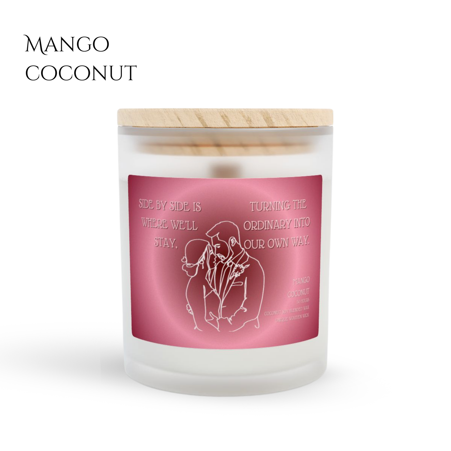 11oz Mango Coconut Candle – Side By Side