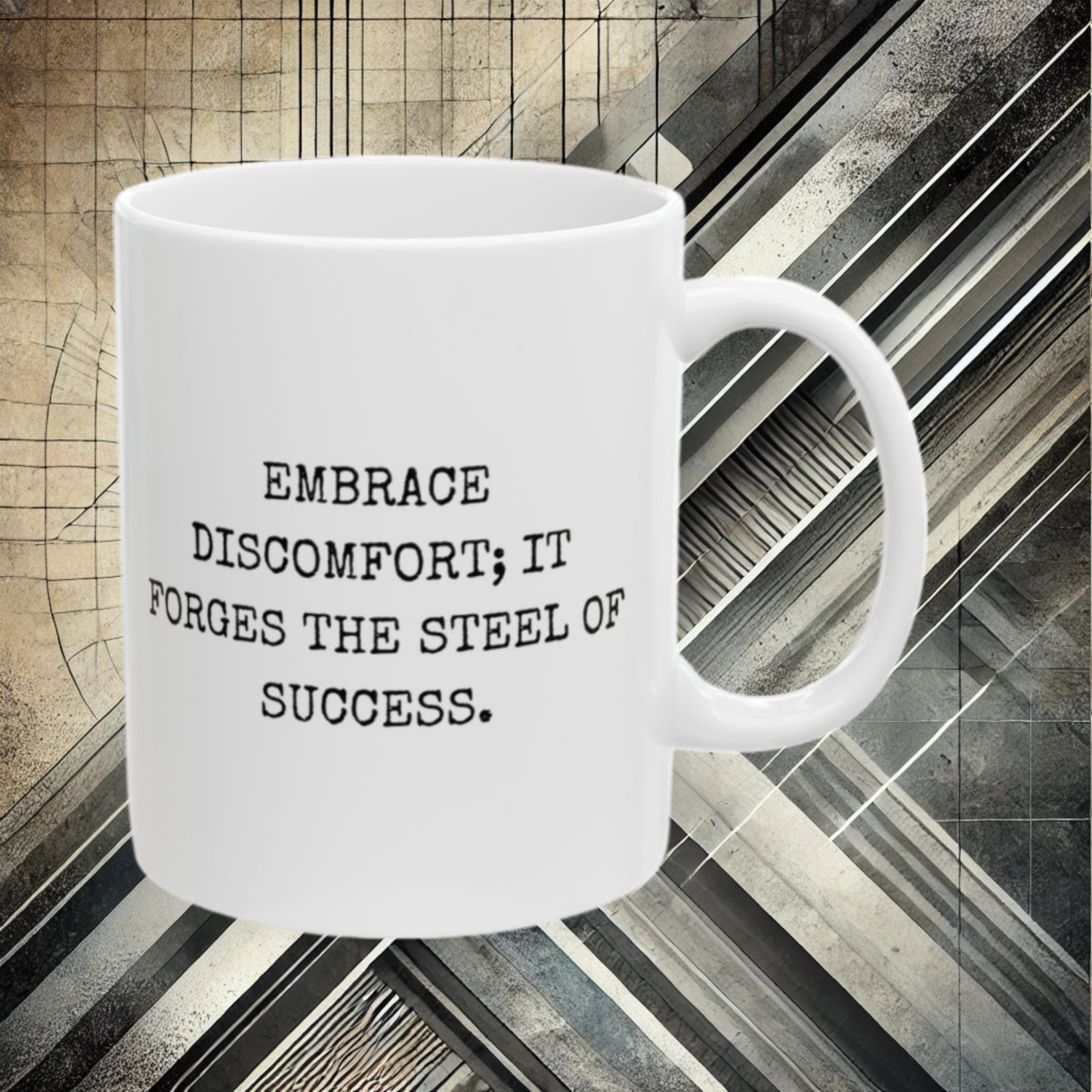 Embrace Discomfort, Forge Success - 11oz Mug