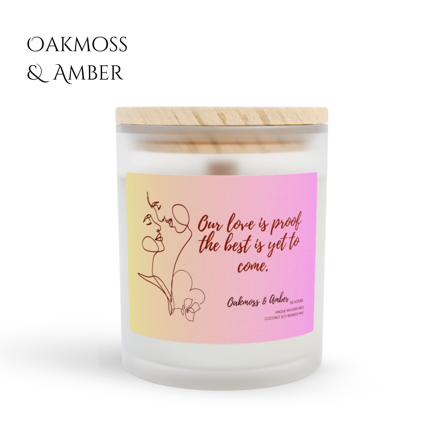 11oz Oakmoss And Amber Candle – Our Love
