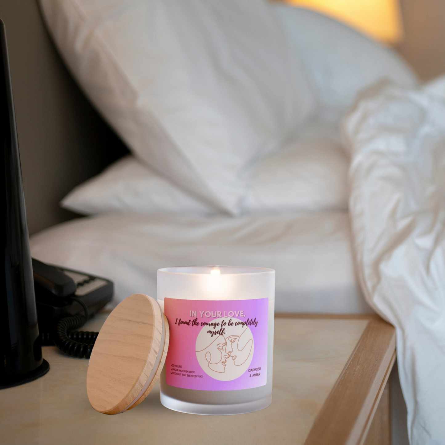 11oz Oakmoss And Amber Candle – In Your Love