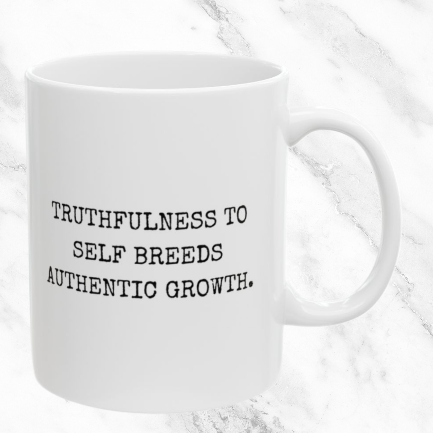 Authentic Growth Through Self-Honesty - 11oz Mug