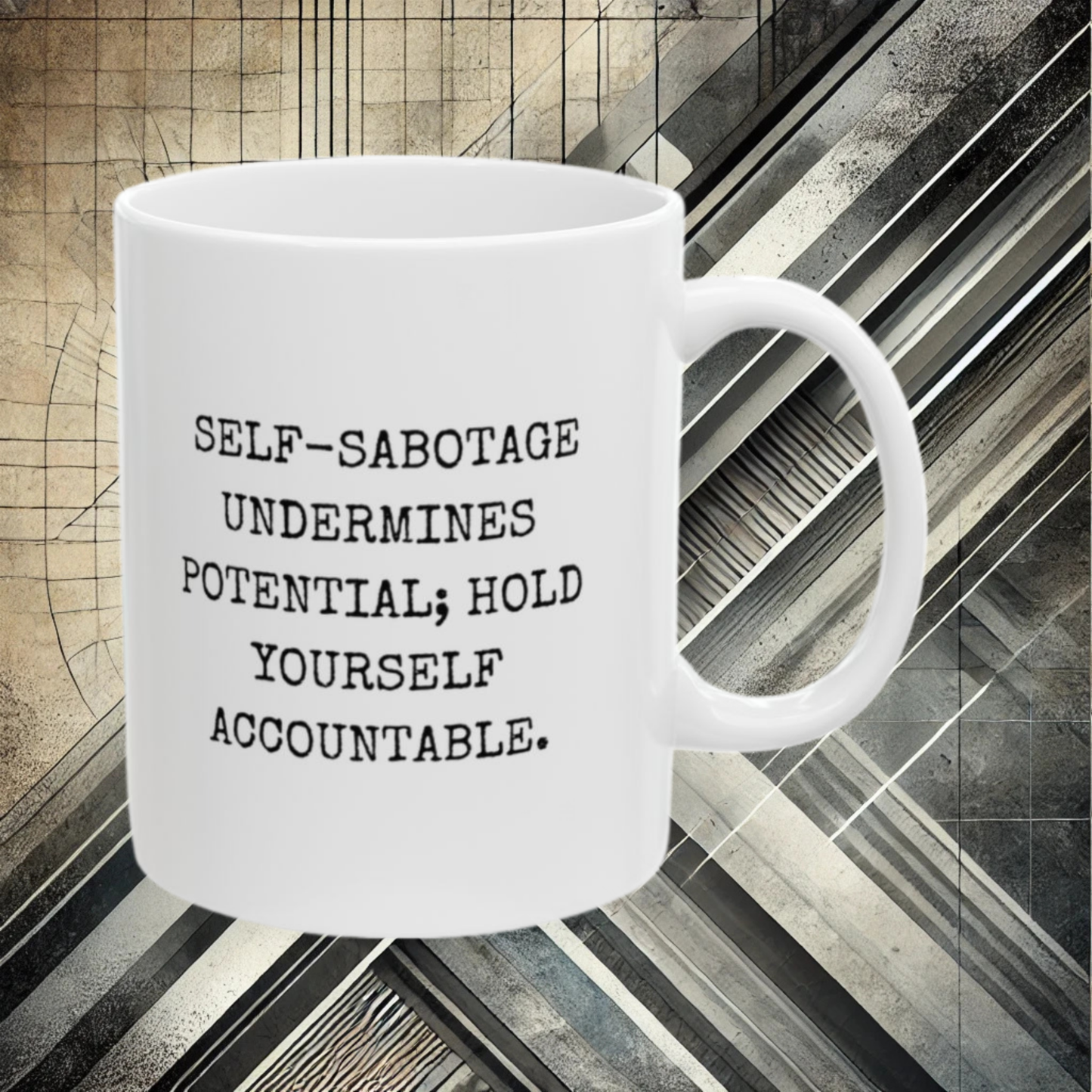 Accountability Prevents Self-Sabotage - 11oz Mug