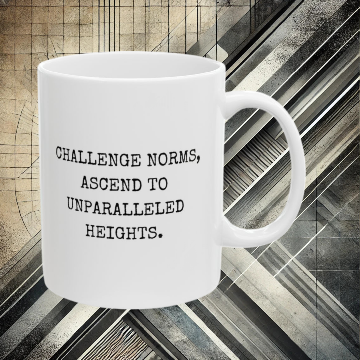 Challenge Norms Reach New Heights - 11oz Mug