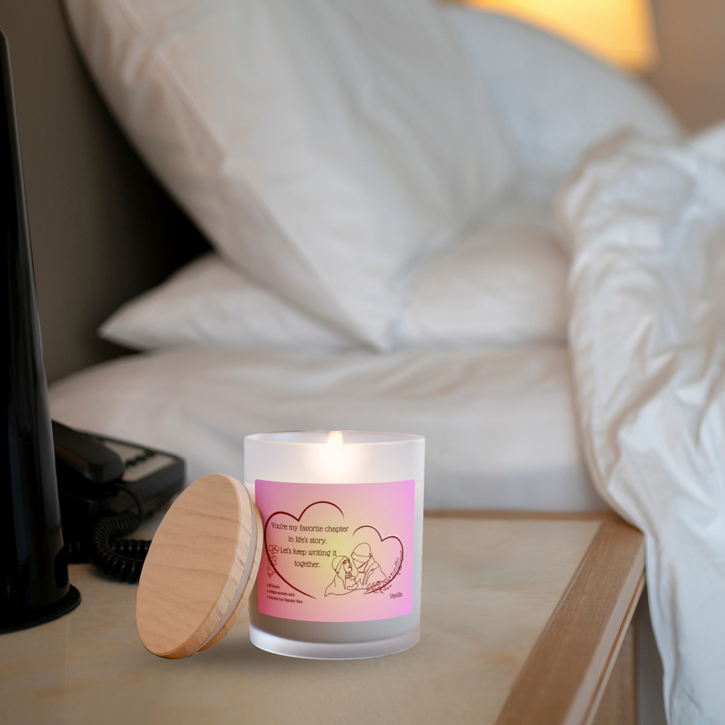 11oz Vanilla Candle – Favorite Chapter