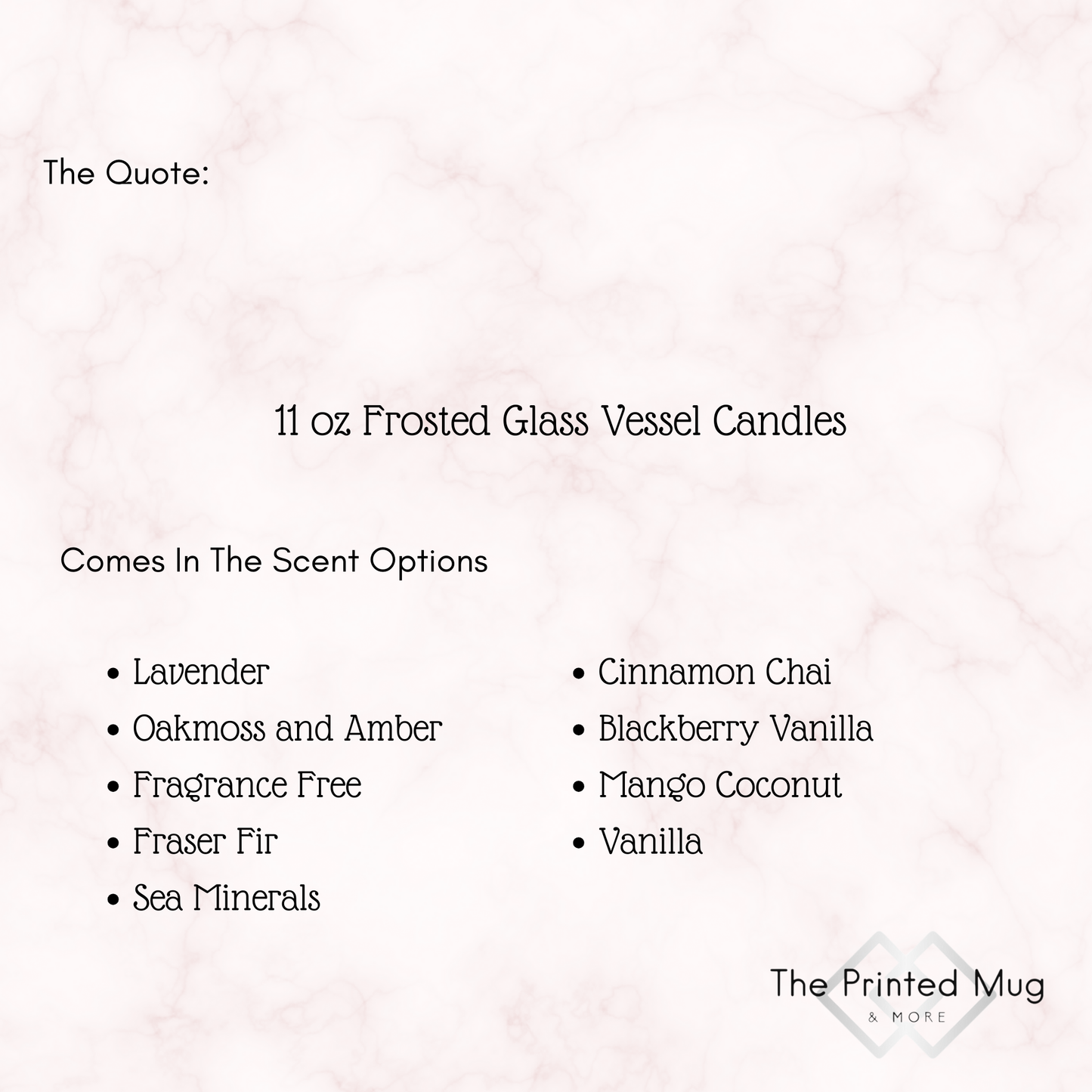 11oz Vanilla Candle – Side By Side