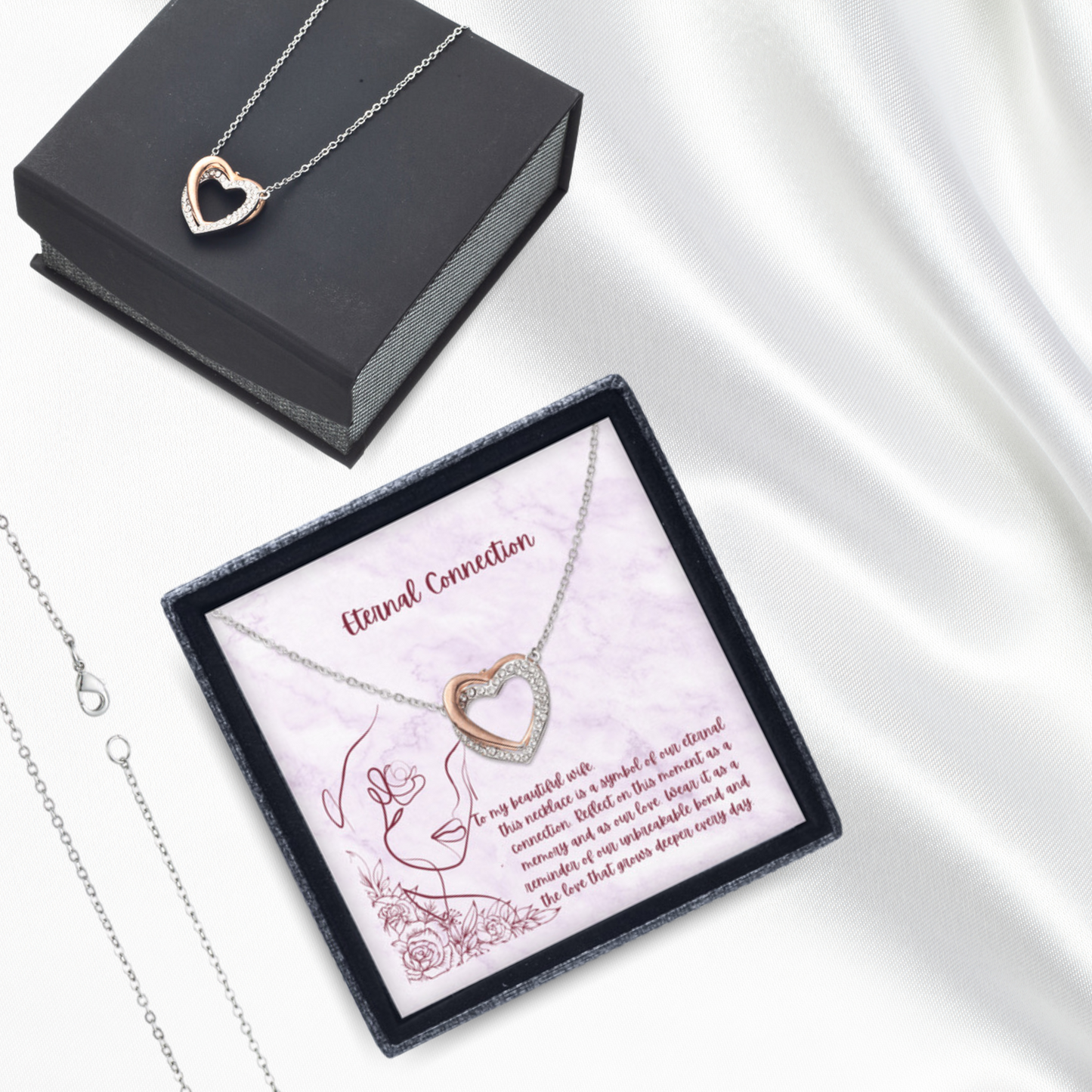 Eternal Connection - Twin Hearts Necklace