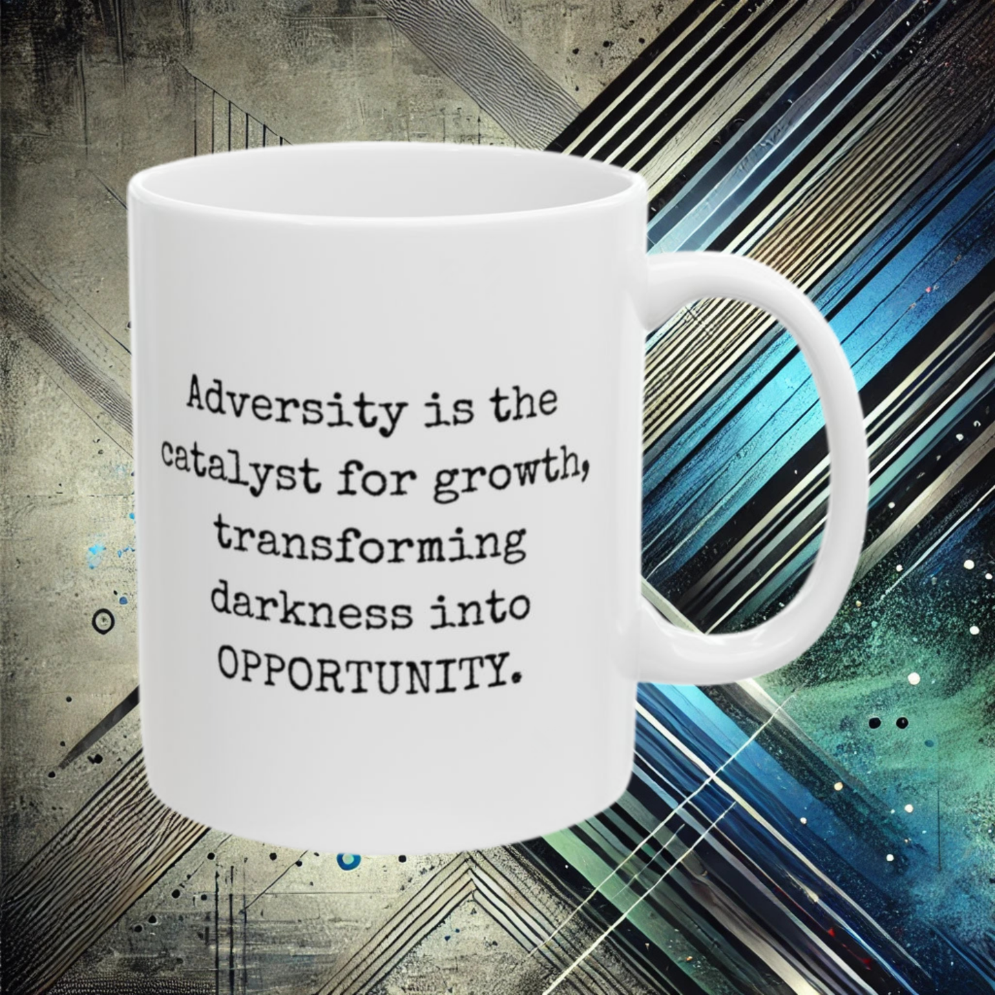 Adversity Transforms Darkness - 11oz Mug