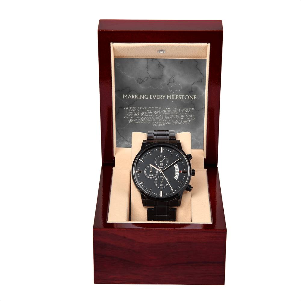 Black Forge - Marking Every Milestone Men's Watch