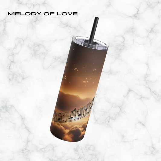 Melody of Love 20oz Skinny Tumbler - With Straw