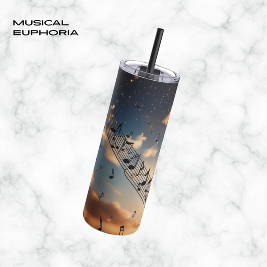 Musical Euphoria 20oz Skinny Tumbler - With Straw