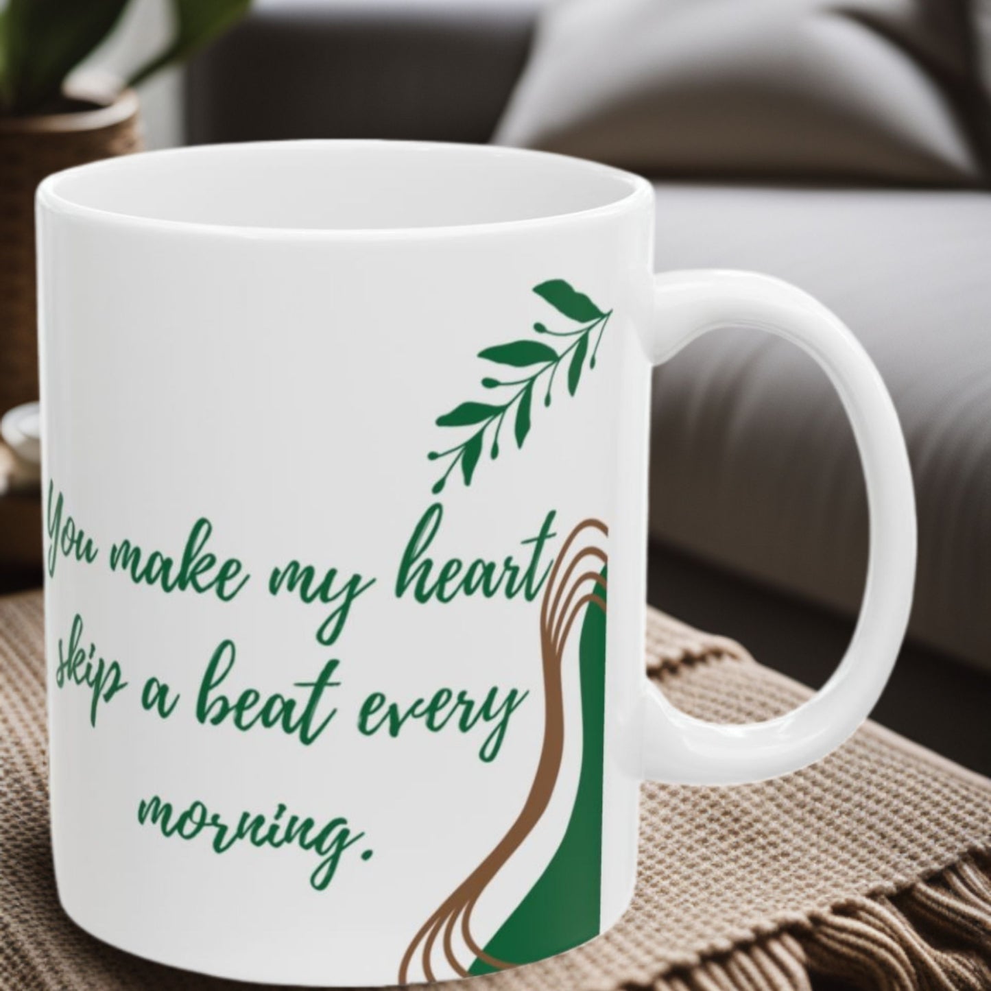Morning Heartbeats 11oz Mug
