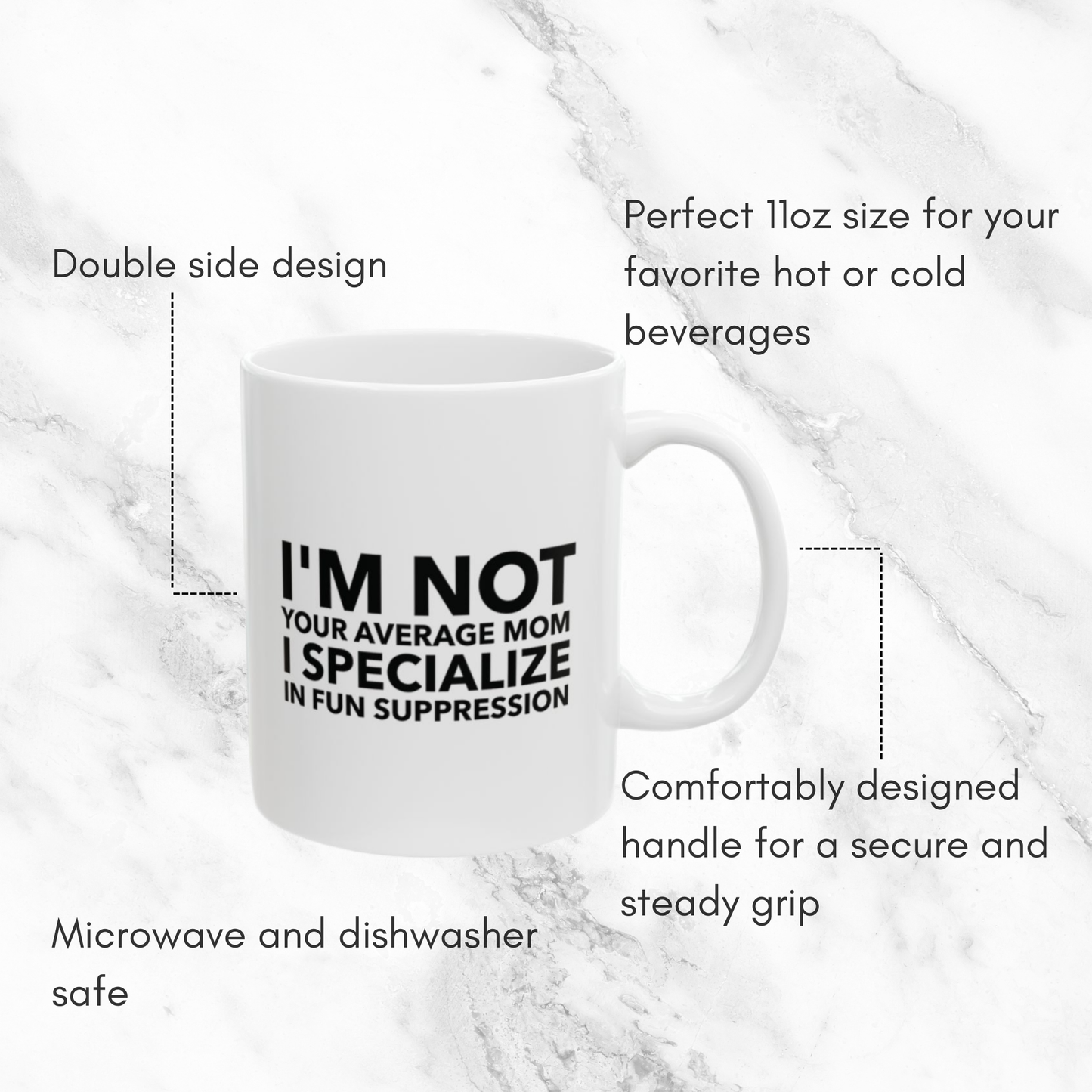 I'm Not Your Average Mom - 11oz Mug