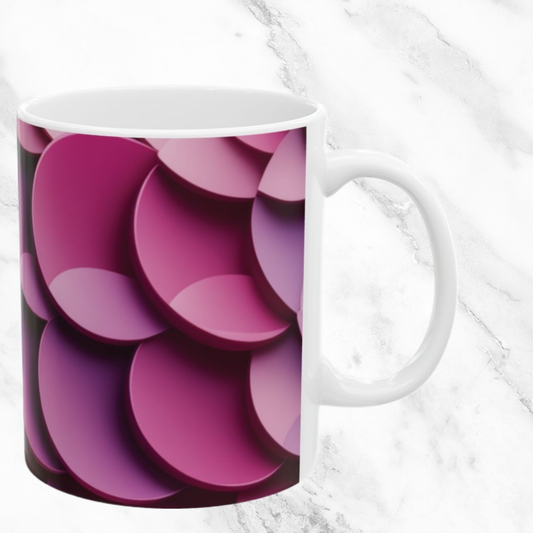 Rosy Ripple 11oz Mug