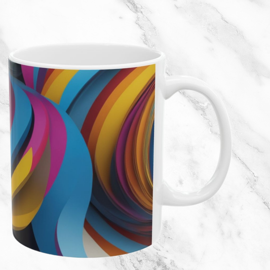 Vibrant Twirl 11oz Mug