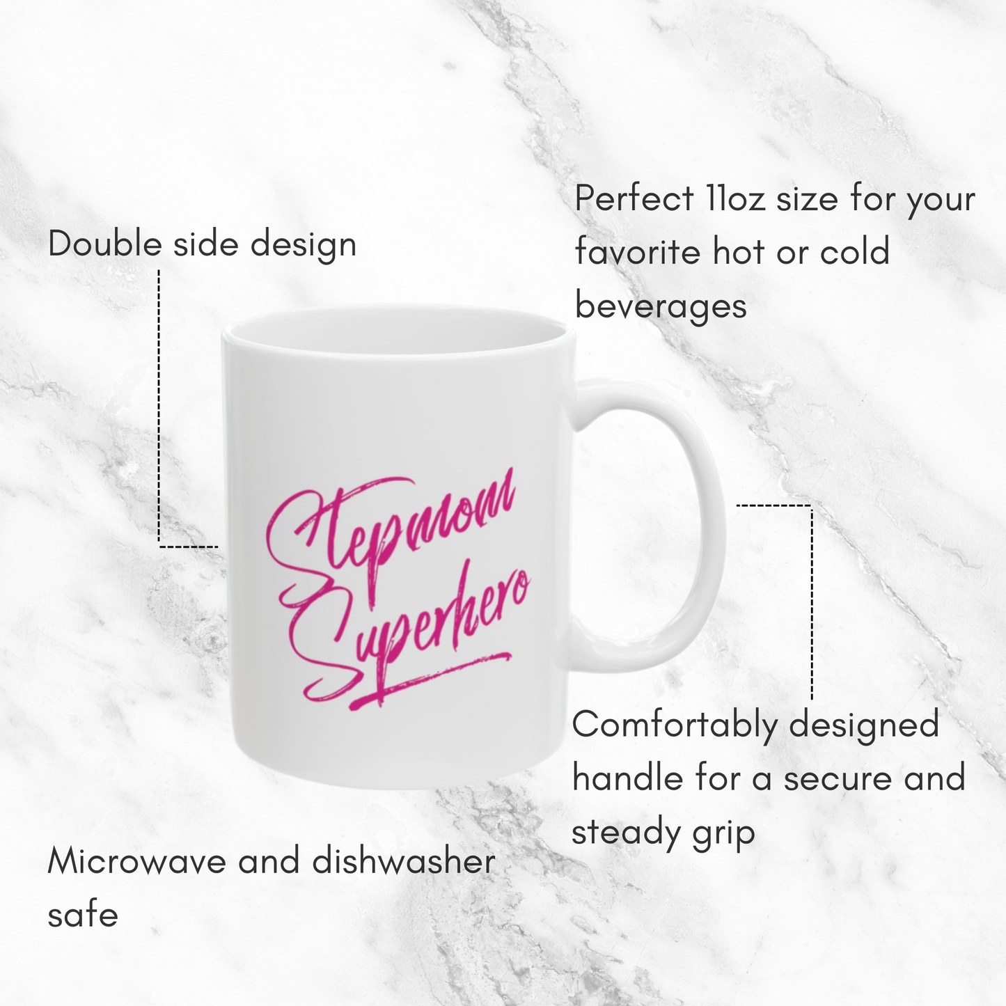 Stepmom Superhero 11oz Mug