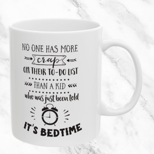 Kids BEDTIME List - 11oz Mug