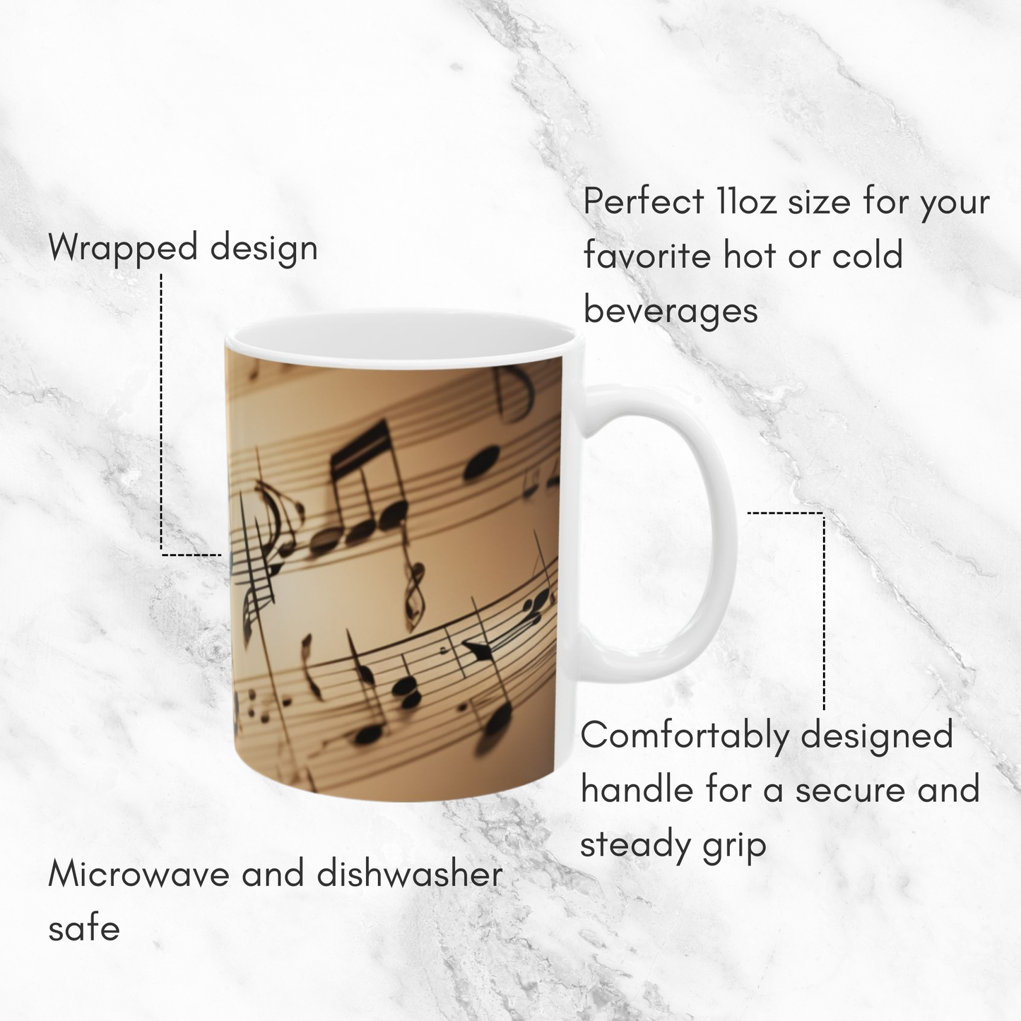 Harmonic Script 11oz Mug