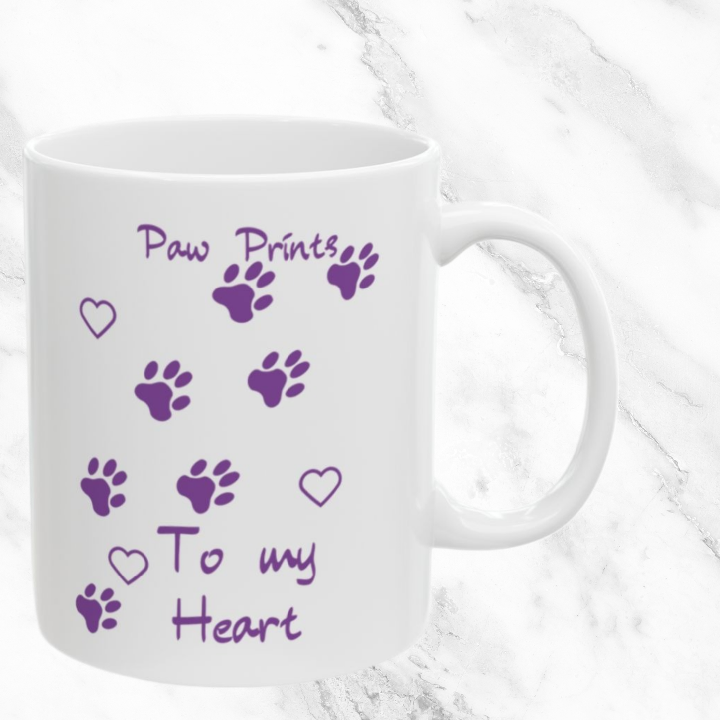 Paw Prints To My Heart 11oz Mug