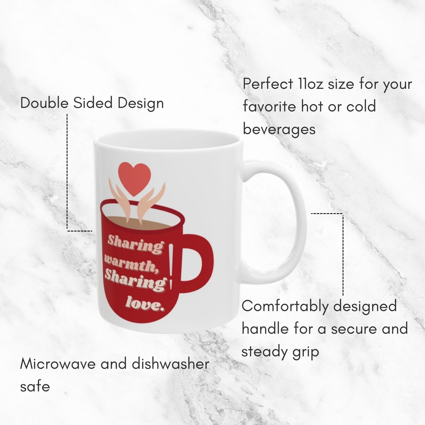 Sharing Warmth 11oz Mug