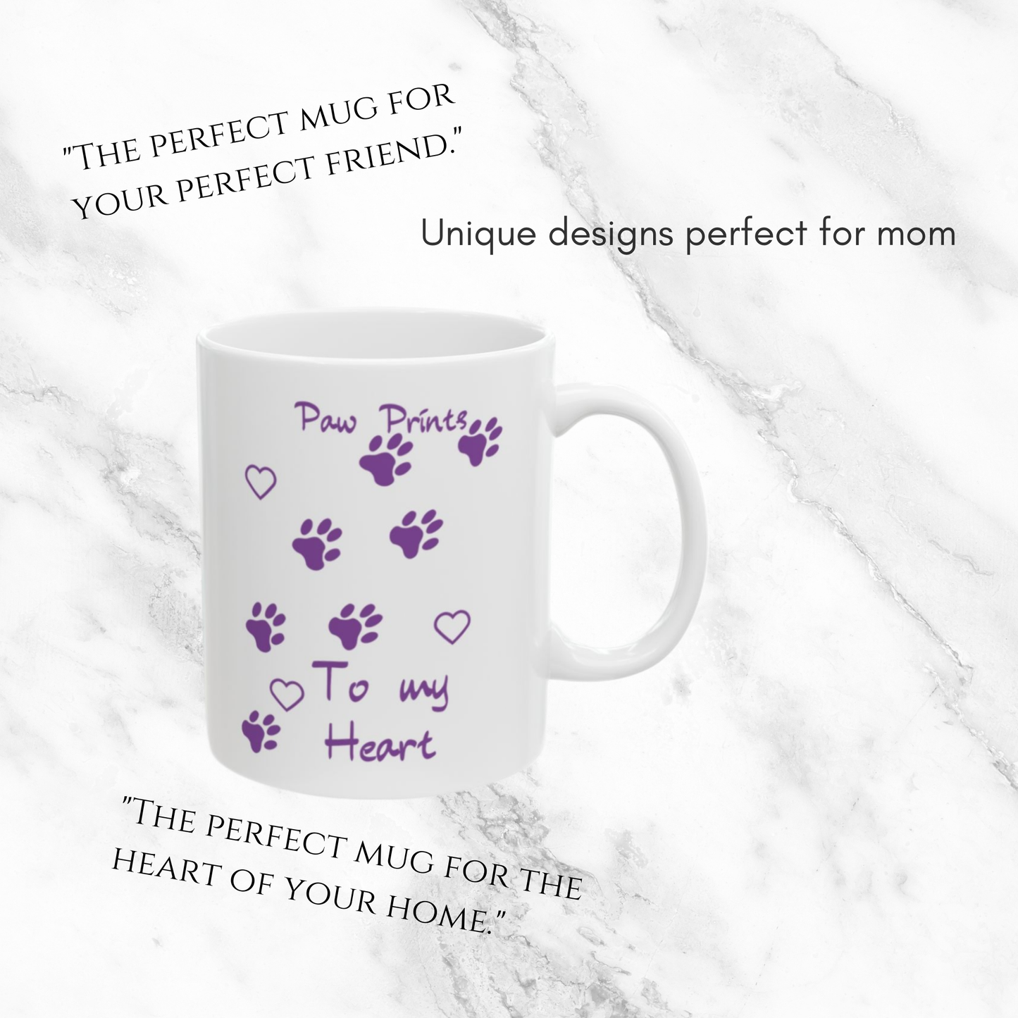 Paw Prints To My Heart 11oz Mug