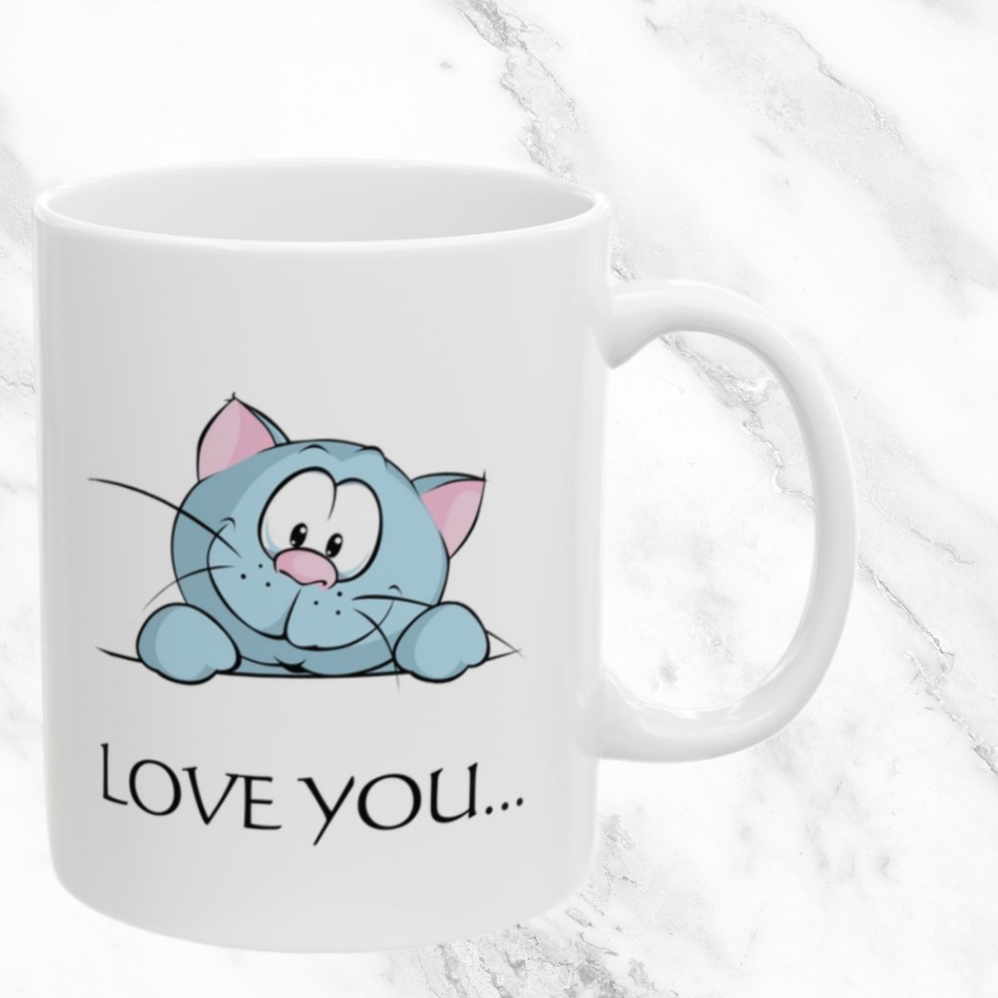 LOVE YOU Cat 11oz Mug