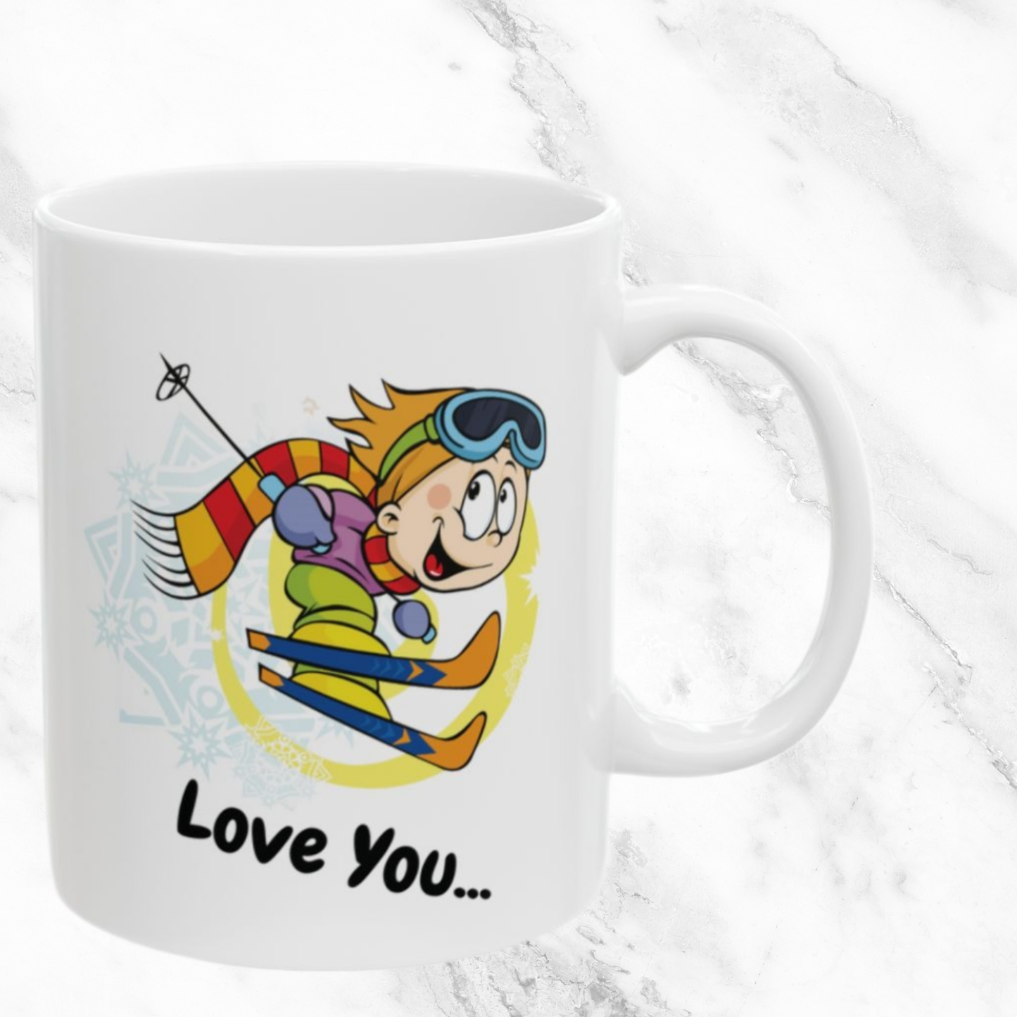 Spread The Love Skiing 11oz Mug