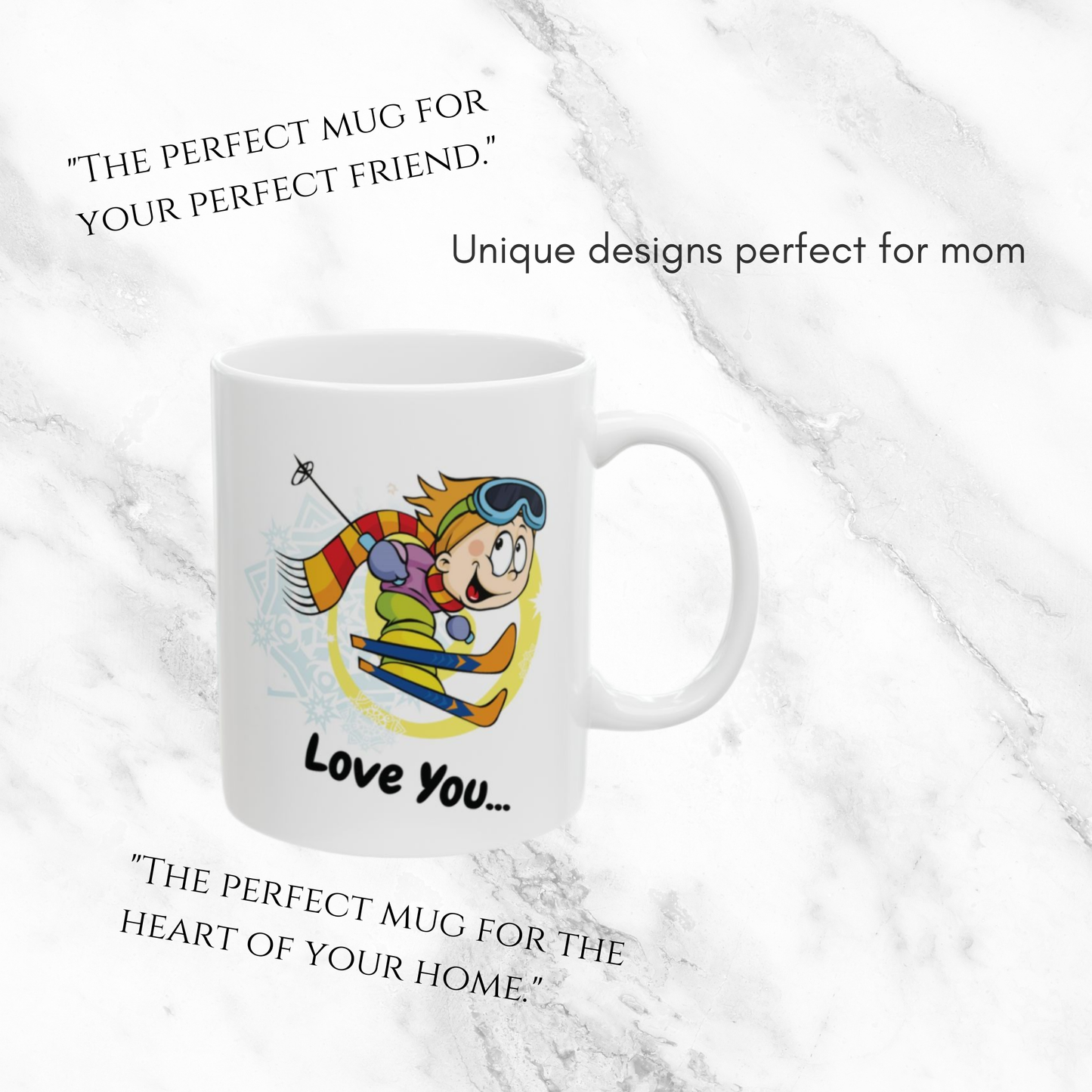 Spread The Love Skiing 11oz Mug