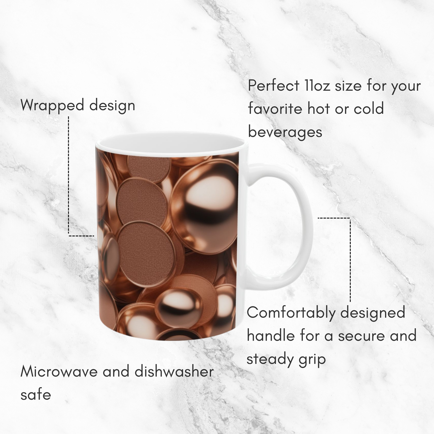 Coppery Curves 11oz Mug