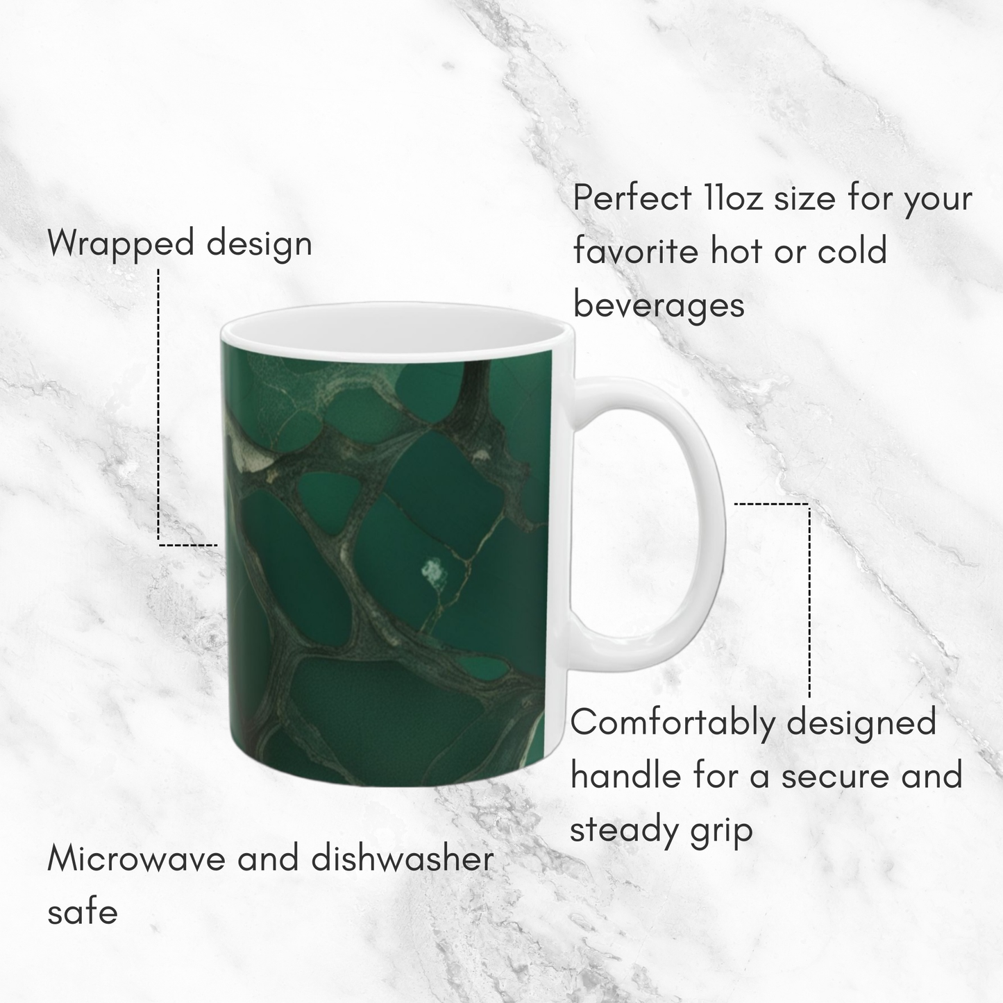 Emerald Web 11oz Mug