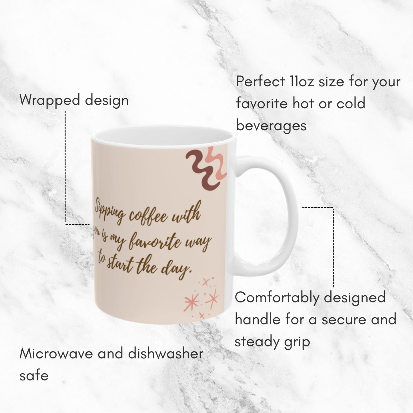 Morning Coffee With You 11oz Mug