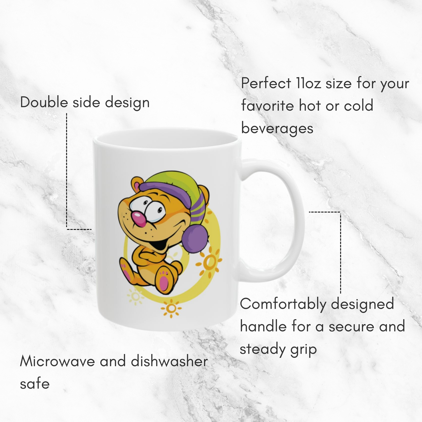 Smiling Bear 11oz Mug