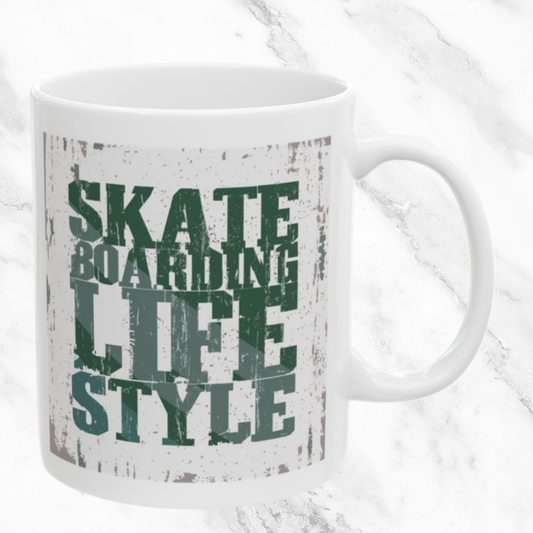 Skate Boarding Life 11oz Mug