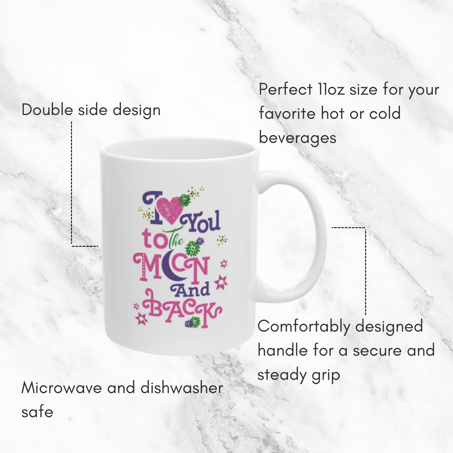 To the Moon and Back 11oz Mug