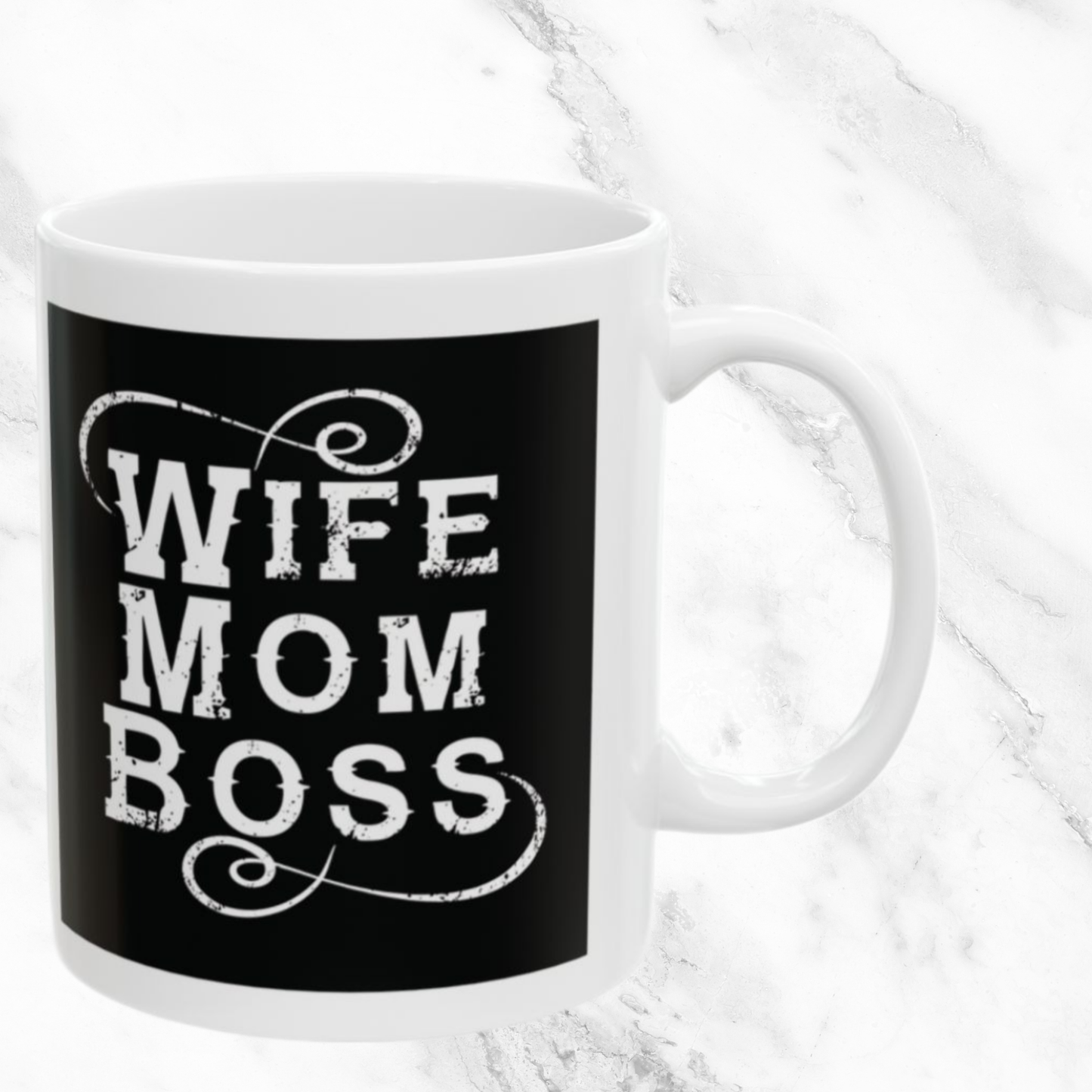 Wife, Mom, Boss 11oz Mug